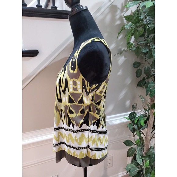 International Concepts Women's Multicolor Asymmetrical Sleeveless Top Blouse S - Picture 5 of 10